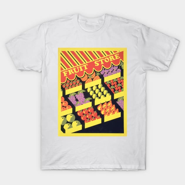 Fruit store (1936) vintage poster by Federal Art Project T-Shirt by WAITE-SMITH VINTAGE ART